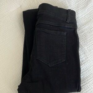 Spanx Everywhere Tall Ankle Skinny Jeans High Rise in Black. Like New Condition.